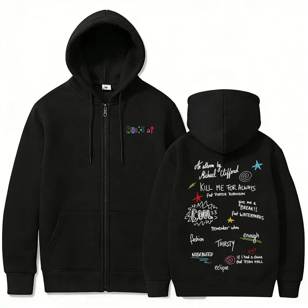 Punk Rock Band 5 Seconds of Summer Zipper Hoodie Everyone's A Star Zip Up Jacket Men Vintage Gothic Oversized Zip Up Sweatshirt
Punk Rock Band 5 Seconds of Summer Zipper Hoodie Everyone's A Star Zip Up Jacket Men Vintage Gothic Oversized Zip Up Sweatshirt