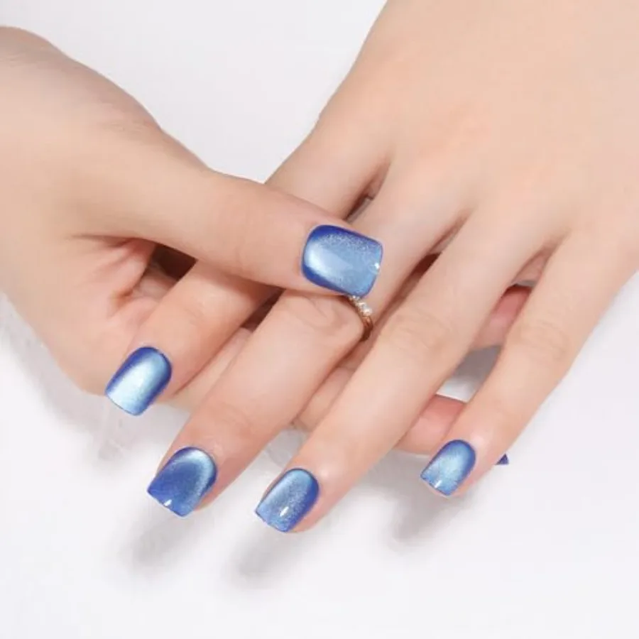 Royal Blue Press on Nails Short Square, Cat Eye Fake Nails, Reusable Glossy Acrylic Glue on Nails for Women Gift, Salon Quality
Royal Blue Press on Nails Short Square, Cat Eye Fake Nails, Reusable Glossy Acrylic Glue on Nails for Women Gift, Salon Quality