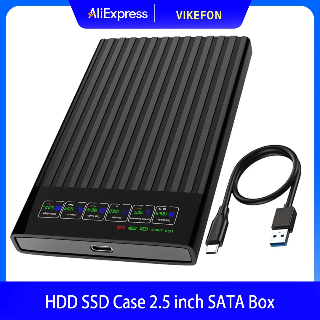 HDD SSD Case 2.5 inch SATA Box USB 3.1 HDD Enclosure 6Gbps Mobile Hard Drive Cases For PC
HDD SSD Case 2.5 inch SATA Box USB 3.1 HDD Enclosure 6Gbps Mobile Hard Drive Cases For PC