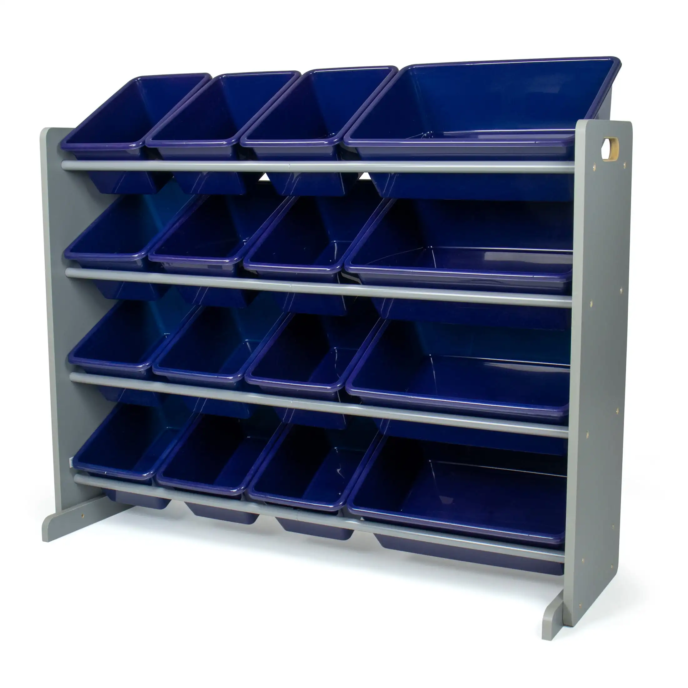 Grey and Navy Plastic Bin Set for Kids' Storage, 16-Piece Organizing Solution
Grey and Navy Plastic Bin Set for Kids' Storage, 16-Piece Organizing Solution