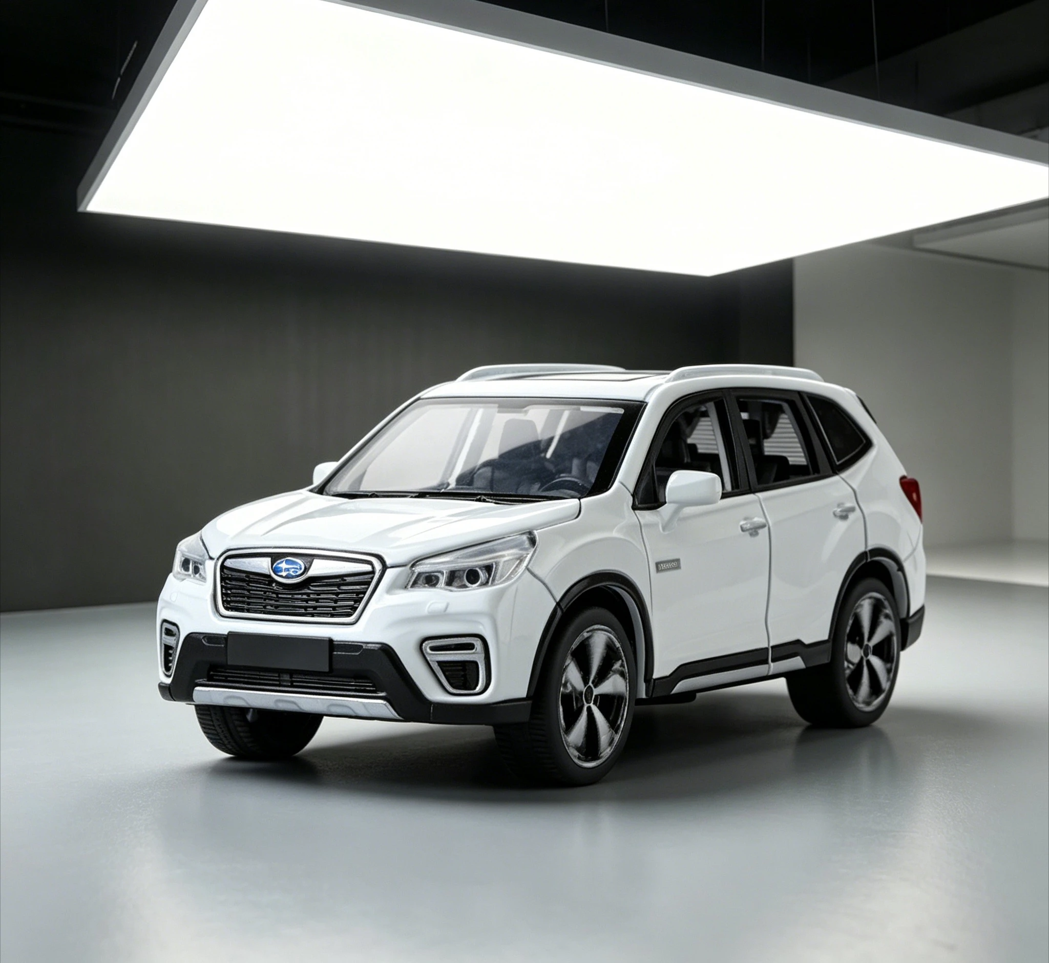 1:32 2021 Subaru Forester Alloy Car Model, Pull Back & Light Sound, Doors Openable, 4-Wheel Shock Absorption
1:32 2021 Subaru Forester Alloy Car Model, Pull Back & Light Sound, Doors Openable, 4-Wheel Shock Absorption