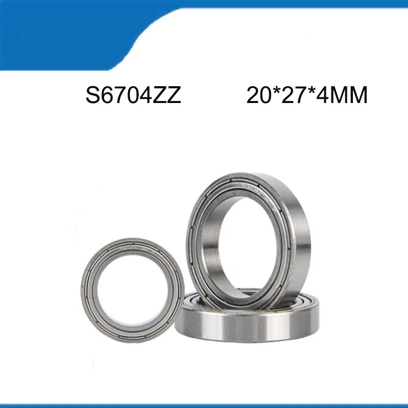 S6704ZZ (20*27*4 MM) 5PCS Sell Hot High Quality Corrosion Resist Stainless Sealed Deep Groove Ball Bearing Shaft (ABEC-5)
S6704ZZ (20*27*4 MM) 5PCS Sell Hot High Quality Corrosion Resist Stainless Sealed Deep Groove Ball Bearing Shaft (ABEC-5)
