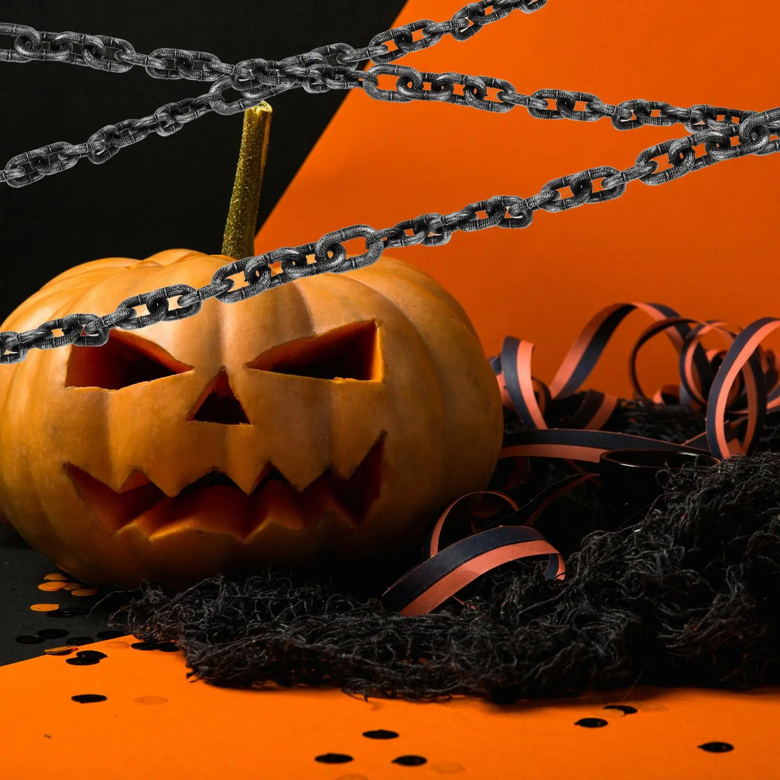 Simulated Iron Chain Decoration 2m Lightweight Halloween Plastic Chains Decor Festive Occasions Home PartyHaunted House
Simulated Iron Chain Decoration 2m Lightweight Halloween Plastic Chains Decor Festive Occasions Home PartyHaunted House