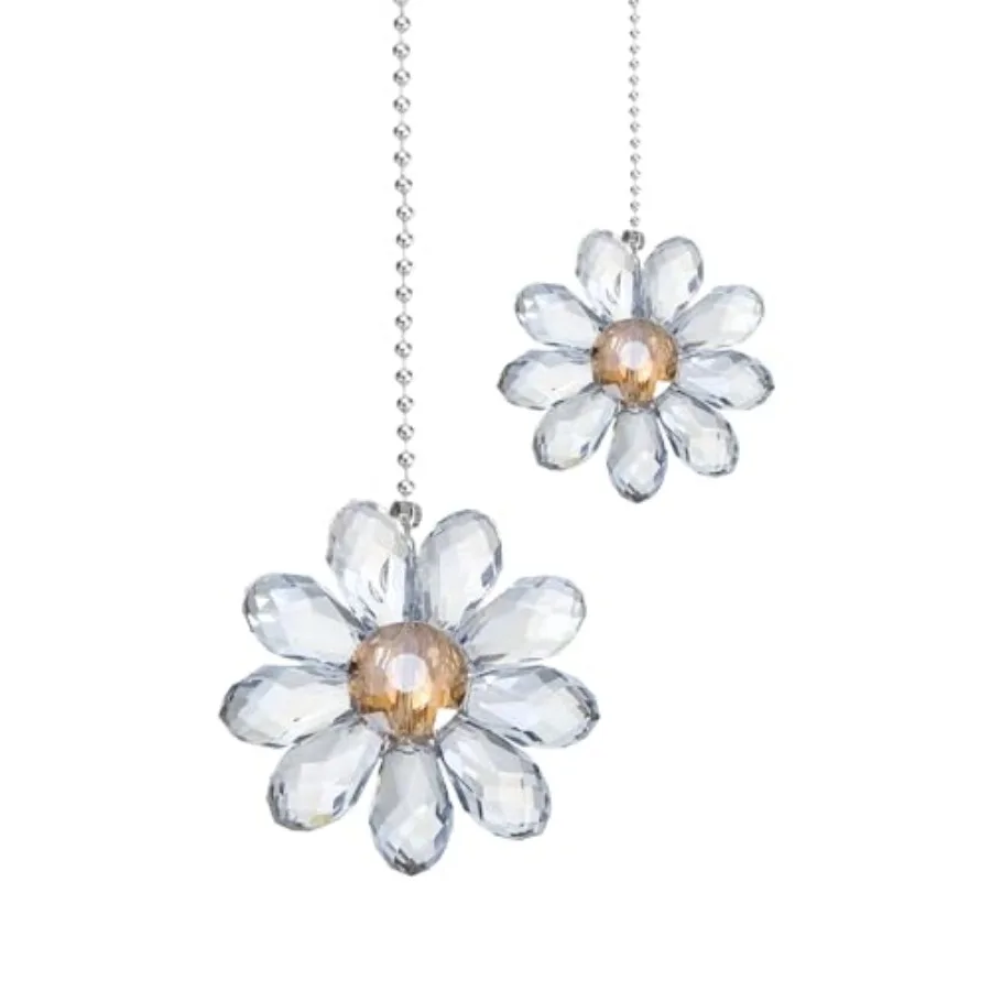 2Pack Ceiling Fan Pull Chain, 24 Inch Decorative Ornaments Crystal Flower Pendant Pull Chain Extender for Ceiling Fans Light La
2Pack Ceiling Fan Pull Chain, 24 Inch Decorative Ornaments Crystal Flower Pendant Pull Chain Extender for Ceiling Fans Light La