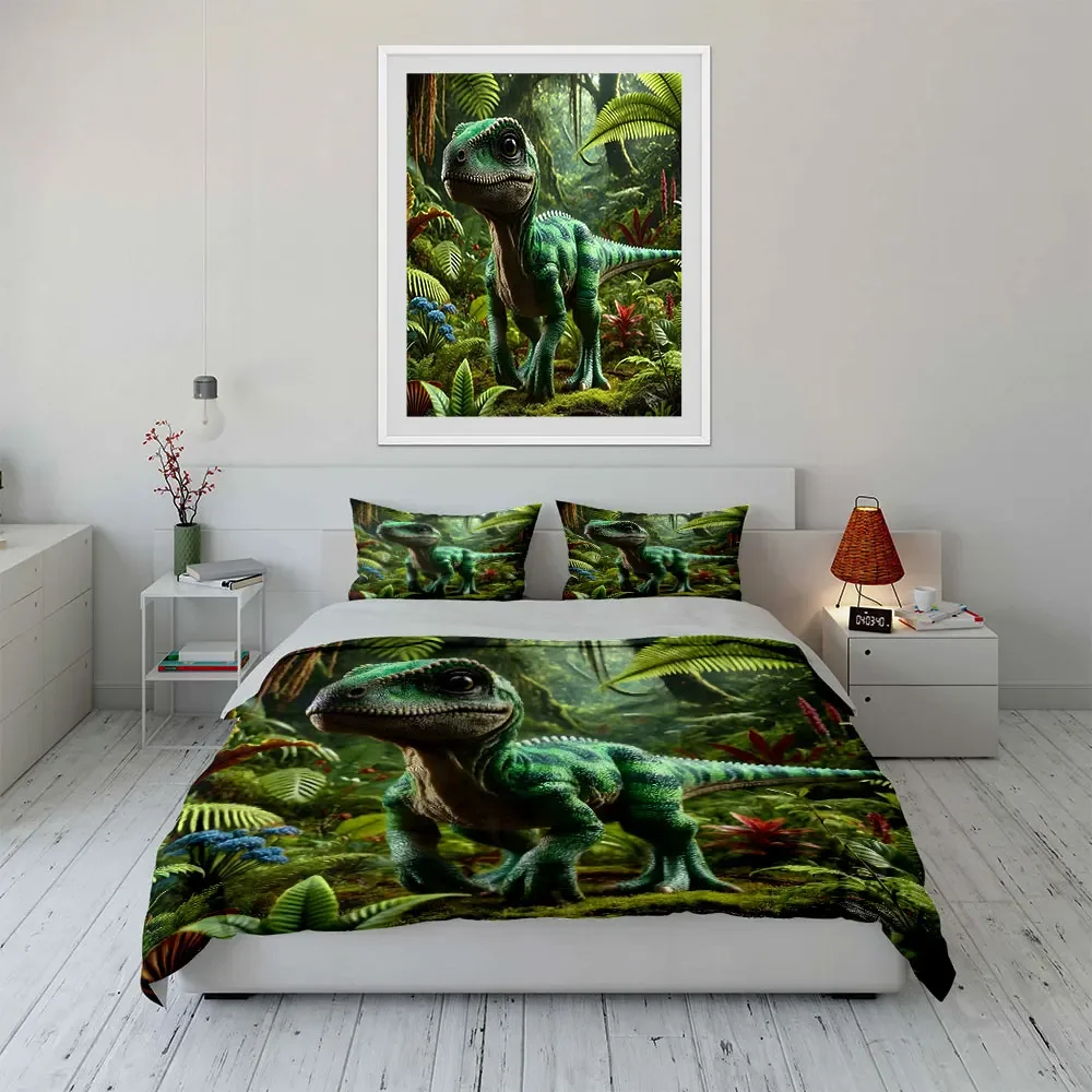 "Dinosaur Toy Set for Kids" Multiple sizes kid's and adults' bedroom Exquisite 3PC bedding set, gift
"Dinosaur Toy Set for Kids" Multiple sizes kid's and adults' bedroom Exquisite 3PC bedding set, gift