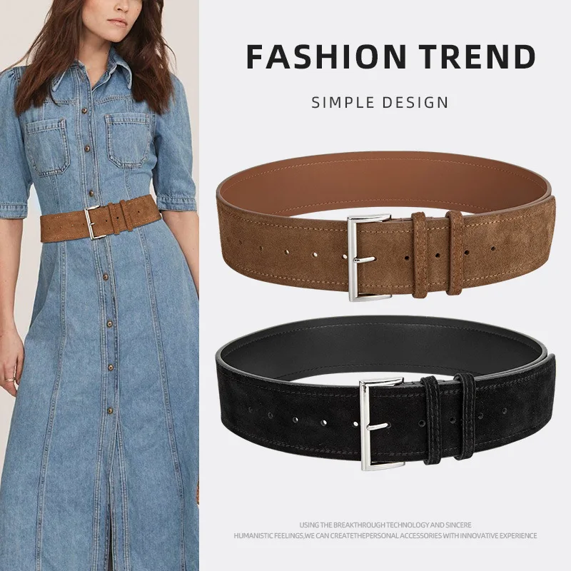 Оригинальный дизайн, однотонные замшевые поясные ремни из натуральной кожи для женщин, осень 2022, широкие пояса, элегантные женские пояса из коровьей кожи Ceinture Femme
Оригинальный дизайн, однотонные замшевые поясные ремни из натуральной кожи для женщин, осень 2022, широкие пояса, элегантные женские пояса из коровьей кожи Ceinture Femme
