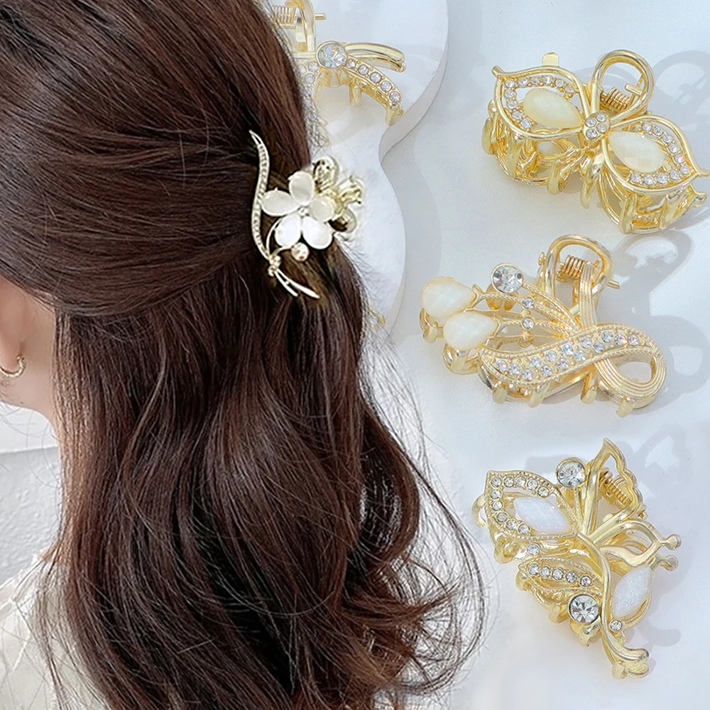 Блестящие когти для волос с камнем «кошачий глаз», нескользящий золотой цвет, зажим для челюсти в форме цветка для сильной фиксации, хвост, женский элегантный головной убор
Блестящие когти для волос с камнем «кошачий глаз», нескользящий золотой цвет, зажим для челюсти в форме цветка для сильной фиксации, хвост, женский элегантный головной убор