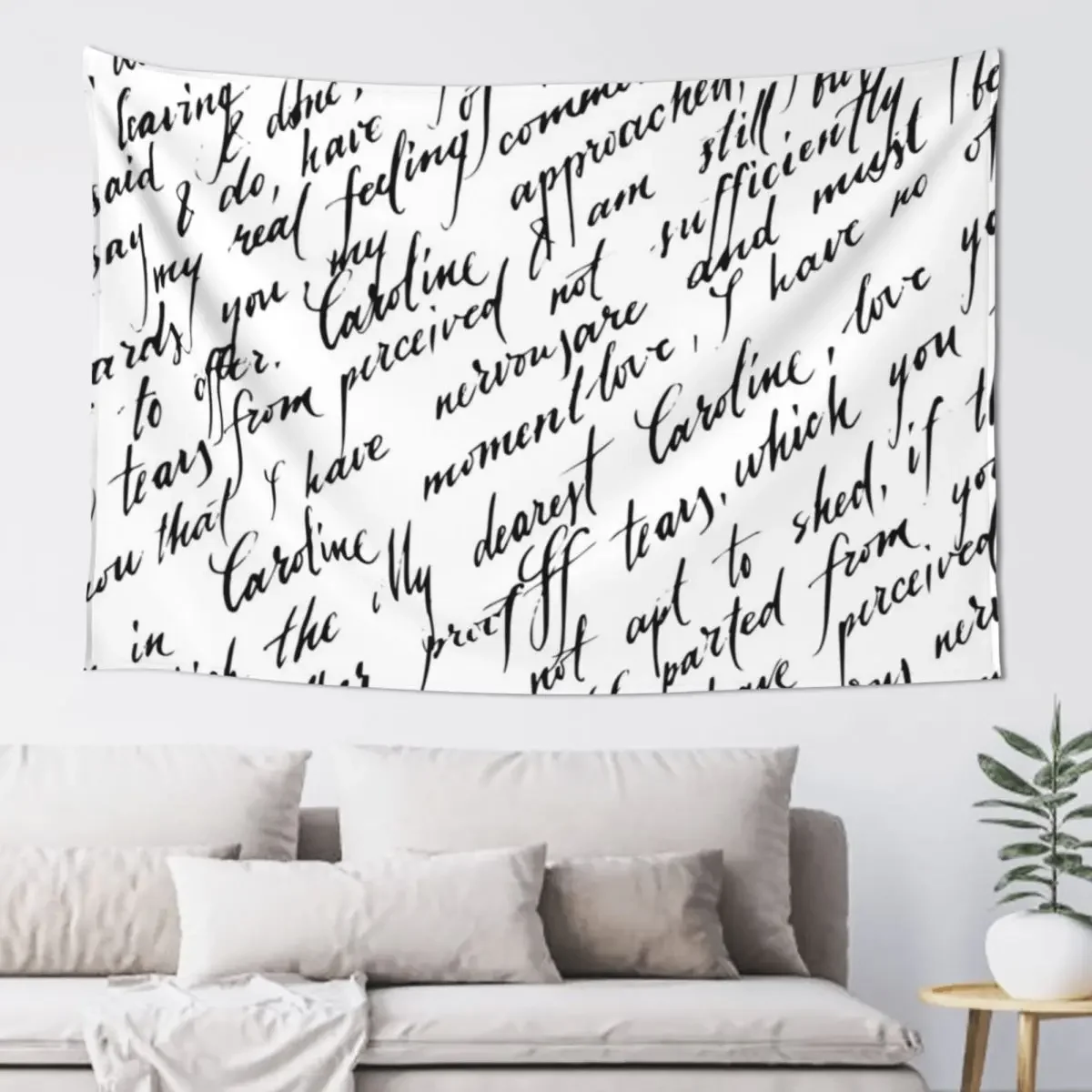 Black and white print of letters of a love letter Tapestry Home Decoration Accessories Room Decorations Wall Deco Tapestry
Black and white print of letters of a love letter Tapestry Home Decoration Accessories Room Decorations Wall Deco Tapestry