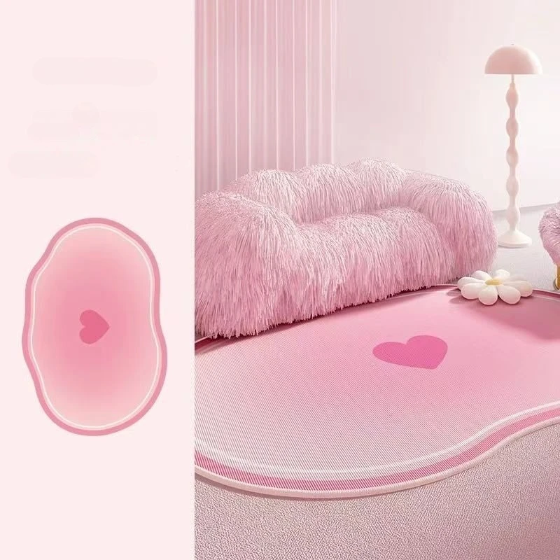 Ins Irregular Shape Simple Style Living Room Carpet Antiskid Soft Rug Bedroom Bedside Washable Heart-shaped Decoration Floor Mat
Ins Irregular Shape Simple Style Living Room Carpet Antiskid Soft Rug Bedroom Bedside Washable Heart-shaped Decoration Floor Mat