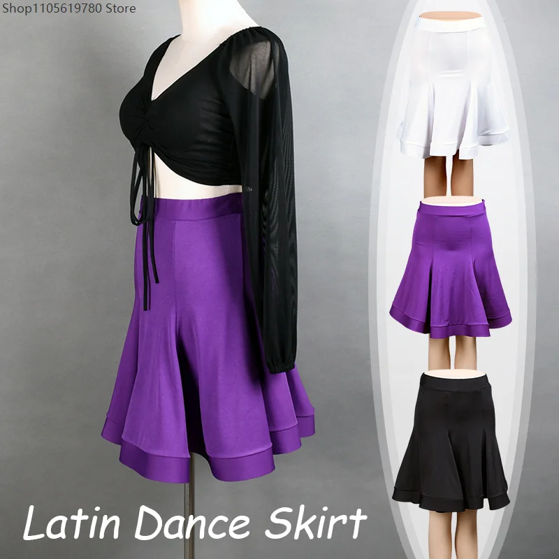 Women Latin Dance Skirts Cha Cha Tango Fishbone Skirts Rumba Latin Dance Costume Practice Competition Stage Performance Clothes
Women Latin Dance Skirts Cha Cha Tango Fishbone Skirts Rumba Latin Dance Costume Practice Competition Stage Performance Clothes