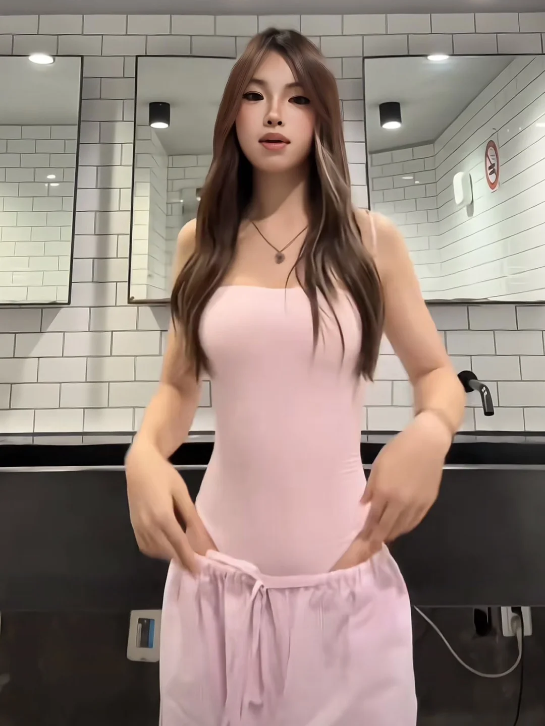 Ретро-комбинезон с розовыми бретелями в стиле Sweet Spicy Pure Desire, утягивающий топ, женская базовая футболка, длинные брюки с высокой талией из полиэфирного волокна
Ретро-комбинезон с розовыми бретелями в стиле Sweet Spicy Pure Desire, утягивающий топ, женская базовая футболка, длинные брюки с высокой талией из полиэфирного волокна