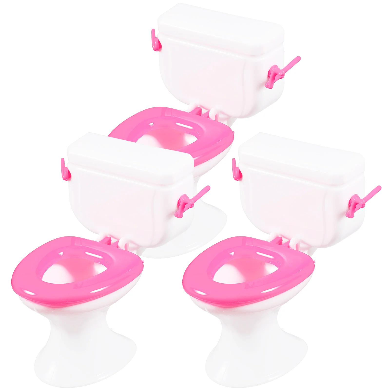 3 Pcs Dollhouse Toilet Mini Bathroom Furniture Toys for Kids Cake Plastic Accessories
3 Pcs Dollhouse Toilet Mini Bathroom Furniture Toys for Kids Cake Plastic Accessories