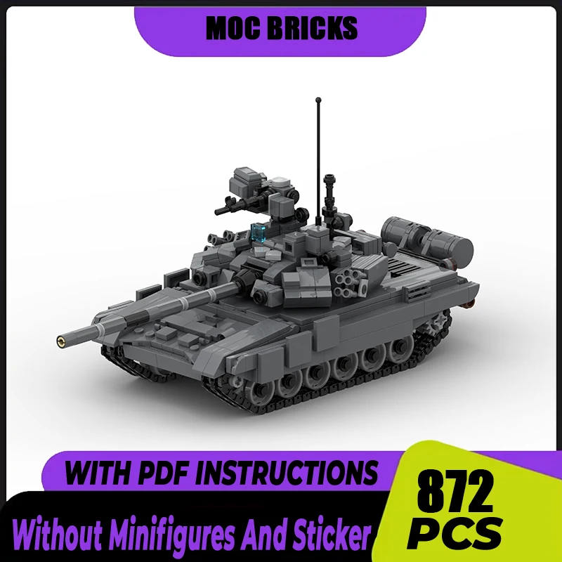 Модель бронеавтомобиля Moc Building Bricks T-90A Trank Модель Технология Модульные блоки Подарки Рождественские наборы Сборка игрушек DlY
Модель бронеавтомобиля Moc Building Bricks T-90A Trank Модель Технология Модульные блоки Подарки Рождественские наборы Сборка игрушек DlY