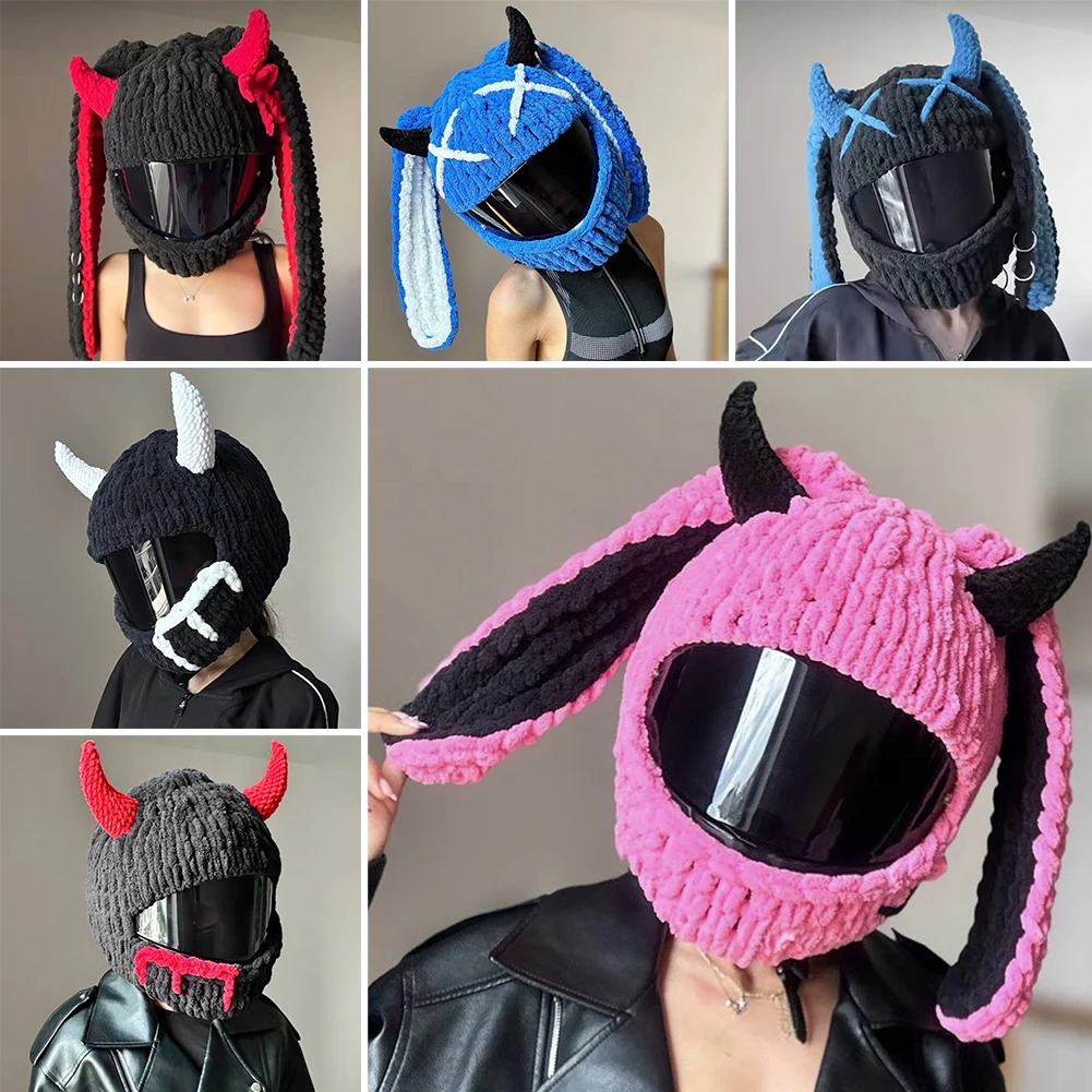 Motorcycle Helmet Covers Helmet Decorations Full Rabbit Plush Motocross Full Face Off Road Helmet Decoration Styling
Motorcycle Helmet Covers Helmet Decorations Full Rabbit Plush Motocross Full Face Off Road Helmet Decoration Styling