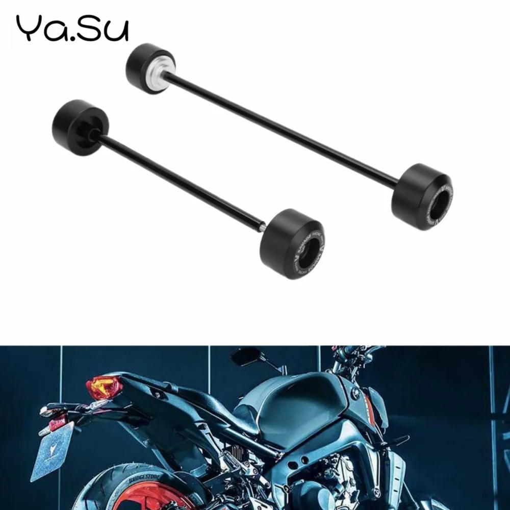 Motorcycle Accessories Front and Rear Wheel Axle Anti-fall Rubber Protection Bar For Yamaha XSR900 MT-09 SP Tracer 9 GT
Motorcycle Accessories Front and Rear Wheel Axle Anti-fall Rubber Protection Bar For Yamaha XSR900 MT-09 SP Tracer 9 GT