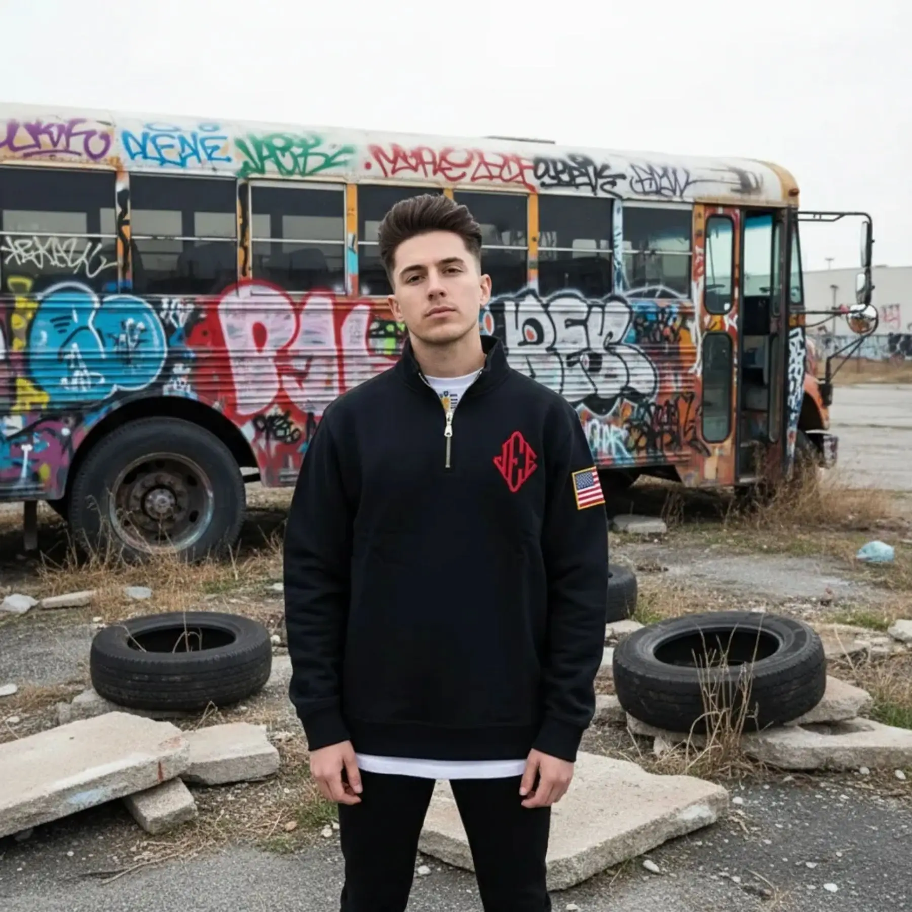 Hot Sell Embroider Hoodie Quarter Zip Pullover Y2k Stand Collar Oversized Hoodies Sweatshirt Vintage Men Clothing
Hot Sell Embroider Hoodie Quarter Zip Pullover Y2k Stand Collar Oversized Hoodies Sweatshirt Vintage Men Clothing