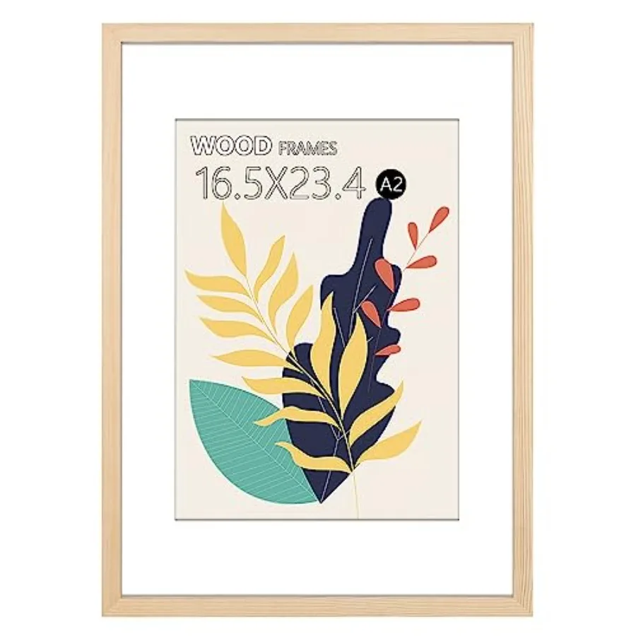 A2 Poster Frame16.5x23.4in 42x59.4cm Wood Picture Frames with Polished Plexiglass Easy to Hang Display Picture A2 without Mat o
A2 Poster Frame16.5x23.4in 42x59.4cm Wood Picture Frames with Polished Plexiglass Easy to Hang Display Picture A2 without Mat o