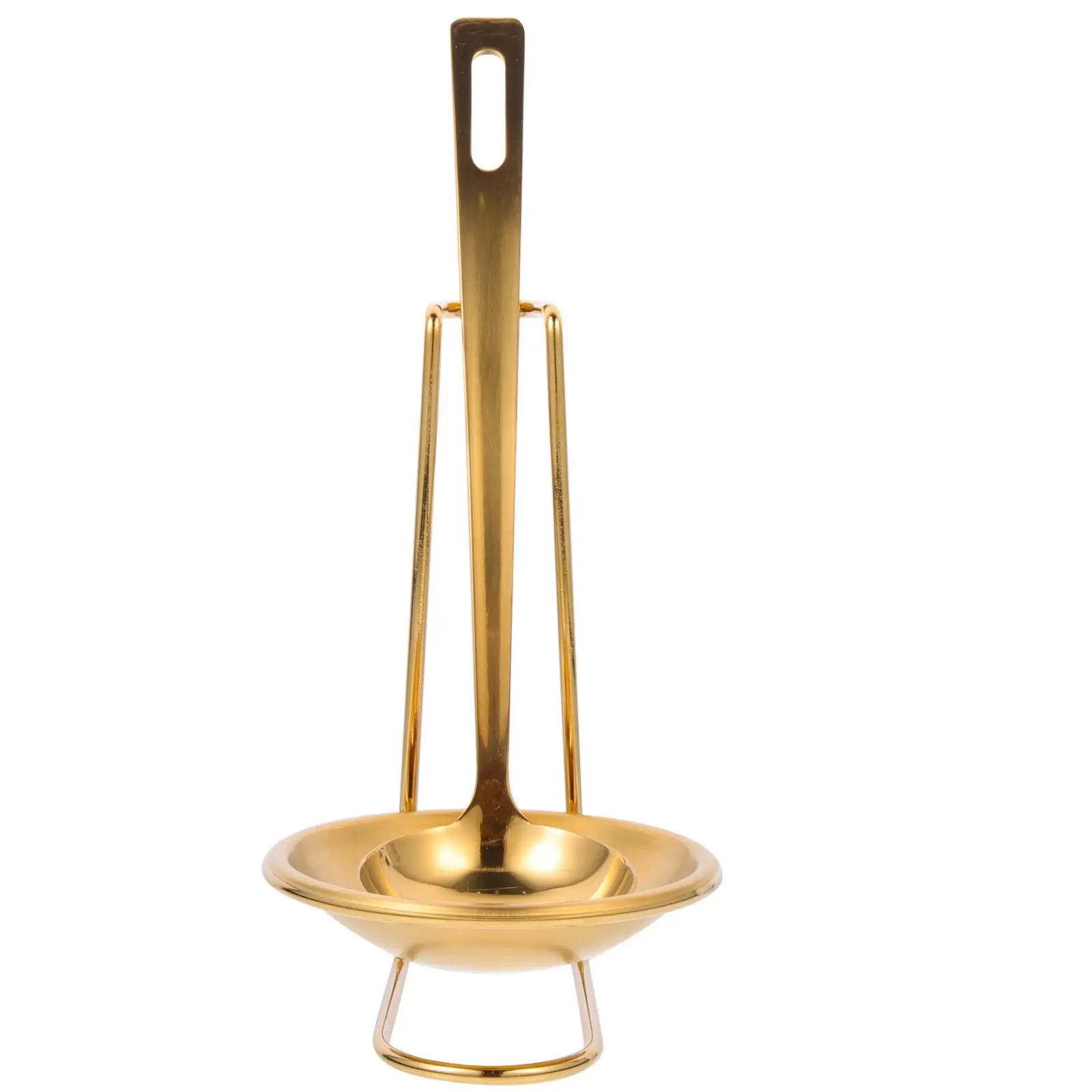 Stainless Steel Spoon Rest 6CM Golden Countertop Ladle Rack Kitchen Scoop Storage Easy Cleaning Dinning Decor Housewarming Gift
Stainless Steel Spoon Rest 6CM Golden Countertop Ladle Rack Kitchen Scoop Storage Easy Cleaning Dinning Decor Housewarming Gift
