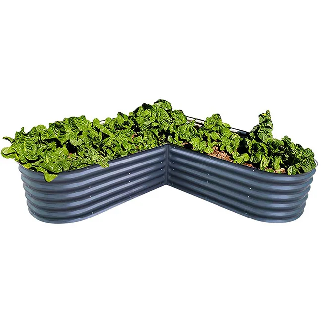 Manufacturer's price 17-inch U-shaped galvanized metal garden bed outdoor flower pot and home garden pot
Manufacturer's price 17-inch U-shaped galvanized metal garden bed outdoor flower pot and home garden pot