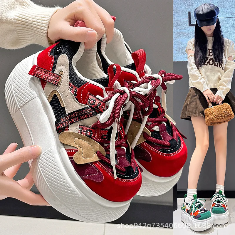 Ugly and Cute Big Toe Thick Soled Shoes for Women in The Spring and Summer of 2026, New Mesh Breathable Sports and Leisure Shoes
Ugly and Cute Big Toe Thick Soled Shoes for Women in The Spring and Summer of 2026, New Mesh Breathable Sports and Leisure Shoes