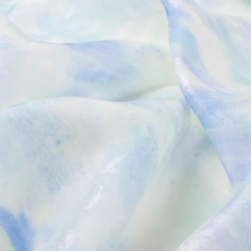 150x50cmMonet style translucent blue smudge-printed dark Tencel fabric dress cape diy fabric
150x50cmMonet style translucent blue smudge-printed dark Tencel fabric dress cape diy fabric