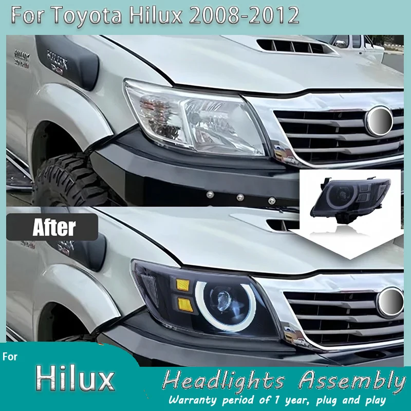 For Toyota Hilux Vigo 2008-2014 Daytime Running Lights Auto Accessories Signals LED Headlights Car Lights Headlight
For Toyota Hilux Vigo 2008-2014 Daytime Running Lights Auto Accessories Signals LED Headlights Car Lights Headlight