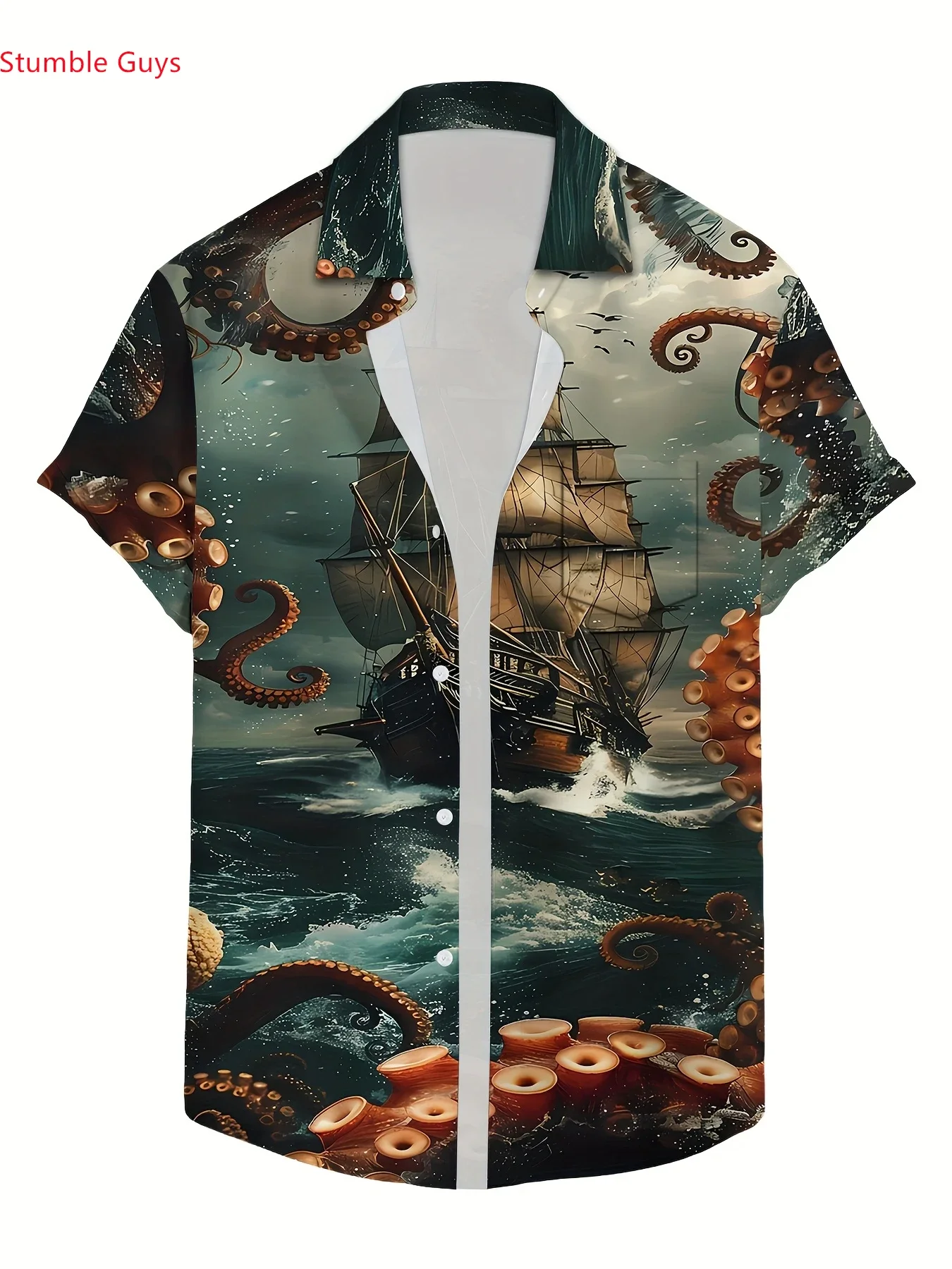 Fashion Casual Men's Hawaiian Shirt Summer Man Short Sleeve Cool Tropical Print Breathable Soft Fabric Tops For Beach Parties
Fashion Casual Men's Hawaiian Shirt Summer Man Short Sleeve Cool Tropical Print Breathable Soft Fabric Tops For Beach Parties