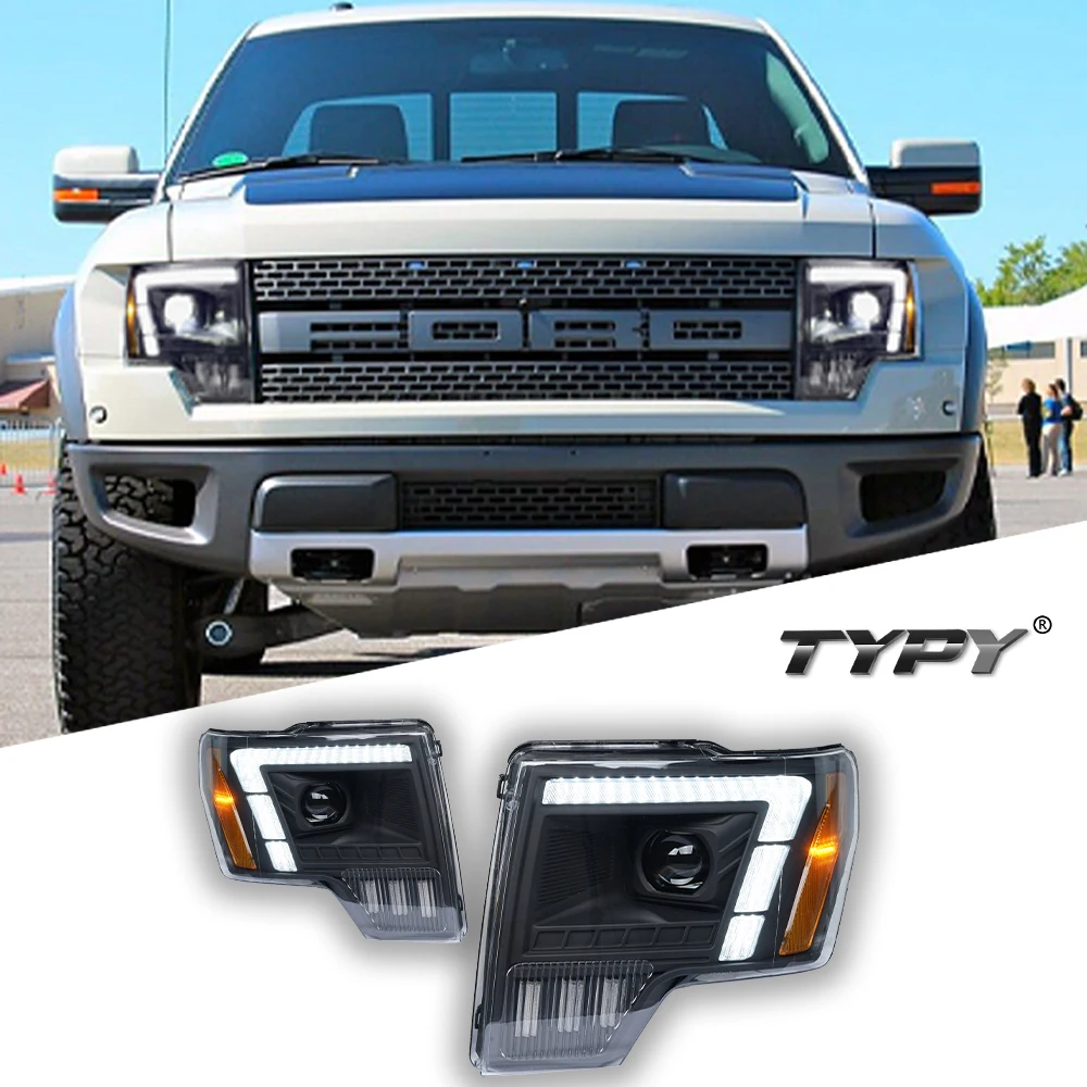 TYPY Car For Ford F150 2007-2014 Headlight Upgrade Modified to New DRL Dynamic Turn Signal LED Headlight Auto Accessories
TYPY Car For Ford F150 2007-2014 Headlight Upgrade Modified to New DRL Dynamic Turn Signal LED Headlight Auto Accessories