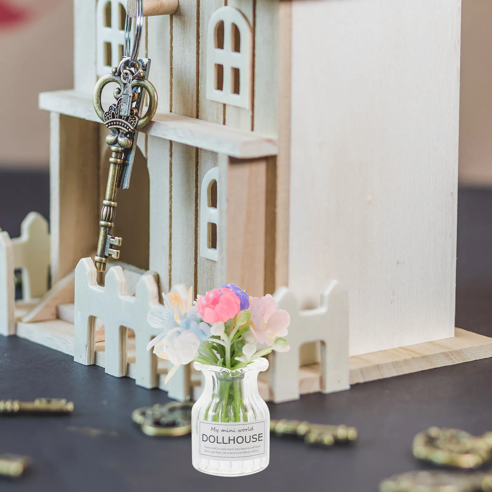 Miniature Glass Flower Vase Potted Ornament Simulation Flowerpot Decoration for Mini House Desktop Landscape Tiny Bonsai Home
Miniature Glass Flower Vase Potted Ornament Simulation Flowerpot Decoration for Mini House Desktop Landscape Tiny Bonsai Home
