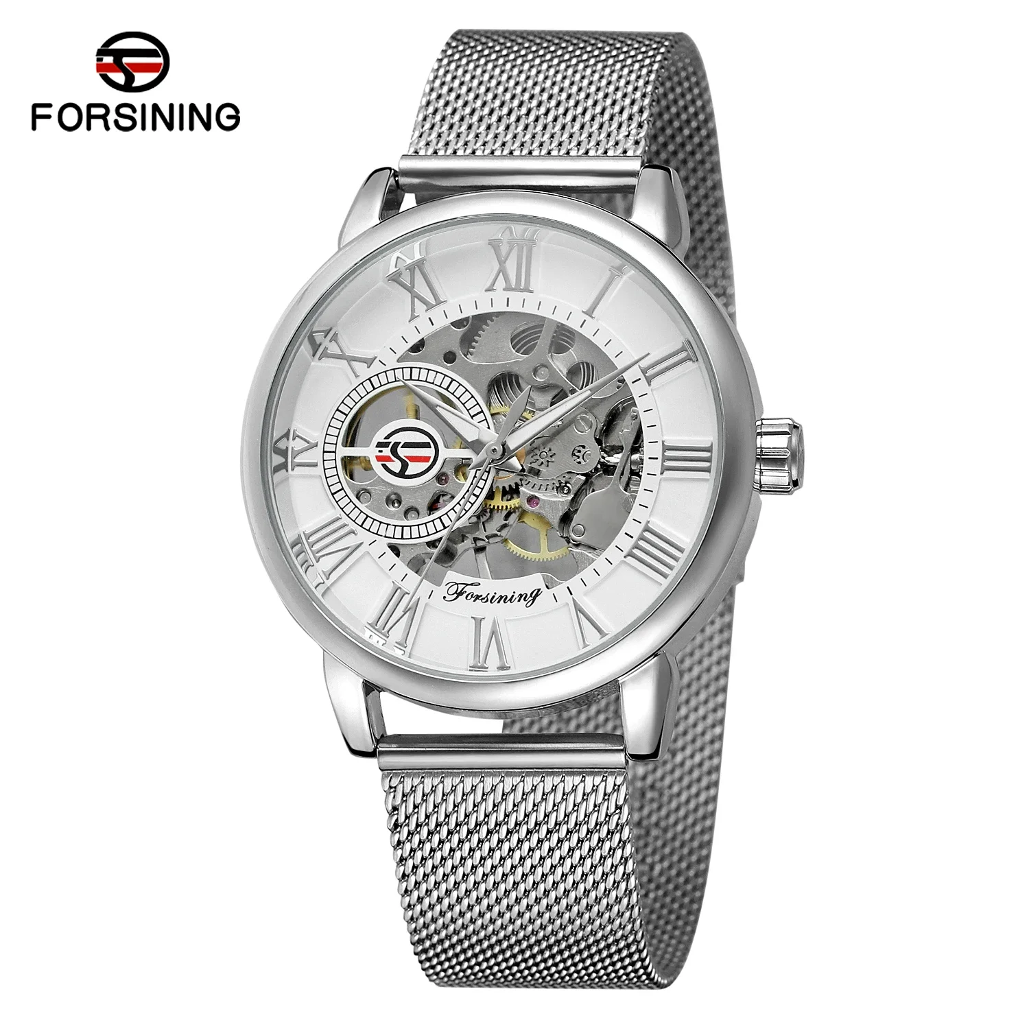 ForsiningTrendy серебряные римские цифровые поверхностные ремешки с секундной иглой полые автоматические механические часы мужские наручные часы
ForsiningTrendy серебряные римские цифровые поверхностные ремешки с секундной иглой полые автоматические механические часы мужские наручные часы