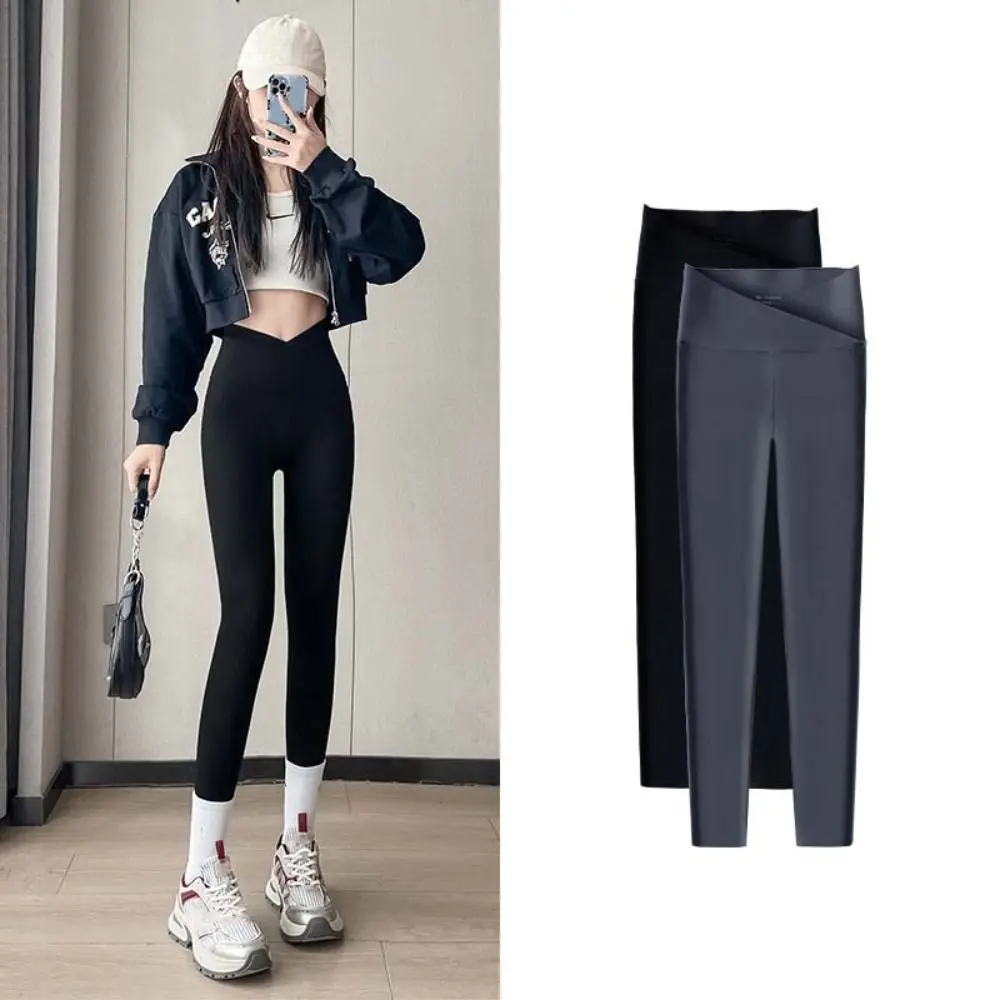 Elastic Cross Waist Design Women Leggings Thin All Match Yoga Pants Seamless Abdominal Tightening High Waist Leggings Workout
Elastic Cross Waist Design Women Leggings Thin All Match Yoga Pants Seamless Abdominal Tightening High Waist Leggings Workout