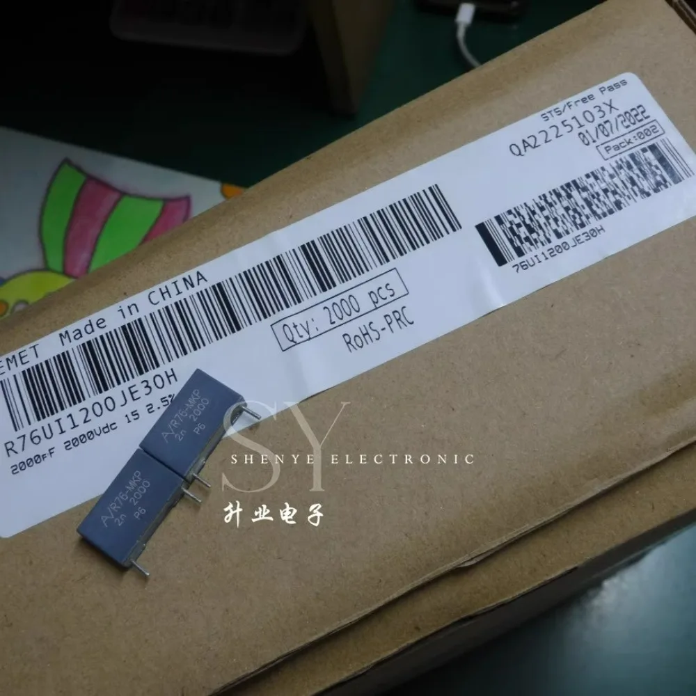 10PCS AV R76 0.002uf/2000V replaces 0.0022uf 2.2nf 2n2 2200pf 202 brand new 2.5% 15mm film capacitor
10PCS AV R76 0.002uf/2000V replaces 0.0022uf 2.2nf 2n2 2200pf 202 brand new 2.5% 15mm film capacitor