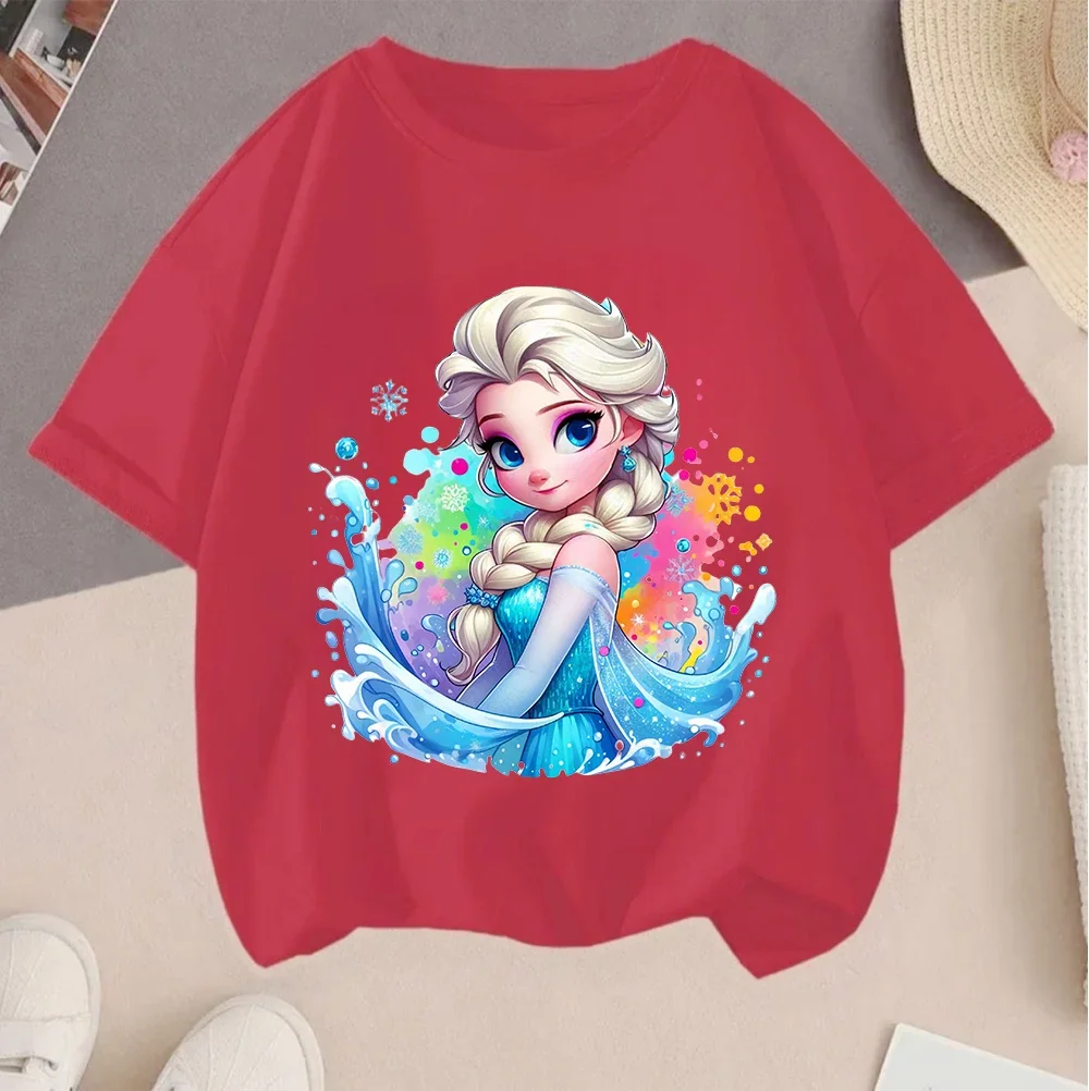 Футболка для мальчиков и девочек, детская летняя модная футболка Frozen, уличная одежда Kawaii, повседневная одежда с круглым вырезом
Футболка для мальчиков и девочек, детская летняя модная футболка Frozen, уличная одежда Kawaii, повседневная одежда с круглым вырезом