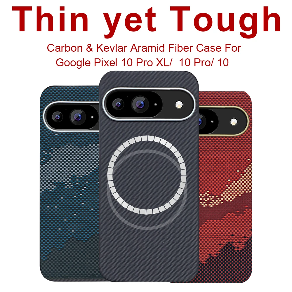 For google pixel 10 pro xl/pixel 10 pro/pixel 10 case carbon 600d kevlar aramid fiber fabric thin hard cover magnetic balck Slim
For google pixel 10 pro xl/pixel 10 pro/pixel 10 case carbon 600d kevlar aramid fiber fabric thin hard cover magnetic balck Slim