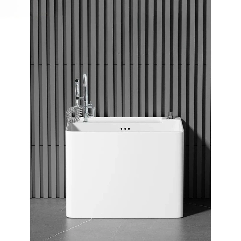 Mop Pool Household Balcony Mop Basin Bathroom Faucet Integrated Mop Pool Floor-to-ceiling courtyard mopping basin
Mop Pool Household Balcony Mop Basin Bathroom Faucet Integrated Mop Pool Floor-to-ceiling courtyard mopping basin