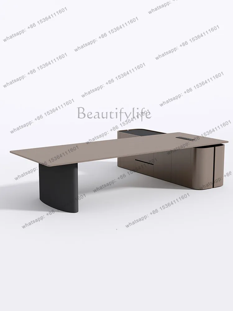 2026 new desk light luxury high-class desk president table and chair combination
2026 new desk light luxury high-class desk president table and chair combination