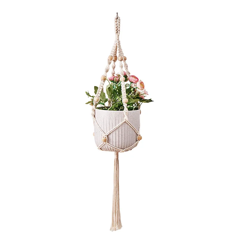 Hand-woven Hanging Planters with Macrame Plant Hanger for Indoor and Outdoor Plants, with Basket Flower Pot with Drainage Hole
Hand-woven Hanging Planters with Macrame Plant Hanger for Indoor and Outdoor Plants, with Basket Flower Pot with Drainage Hole