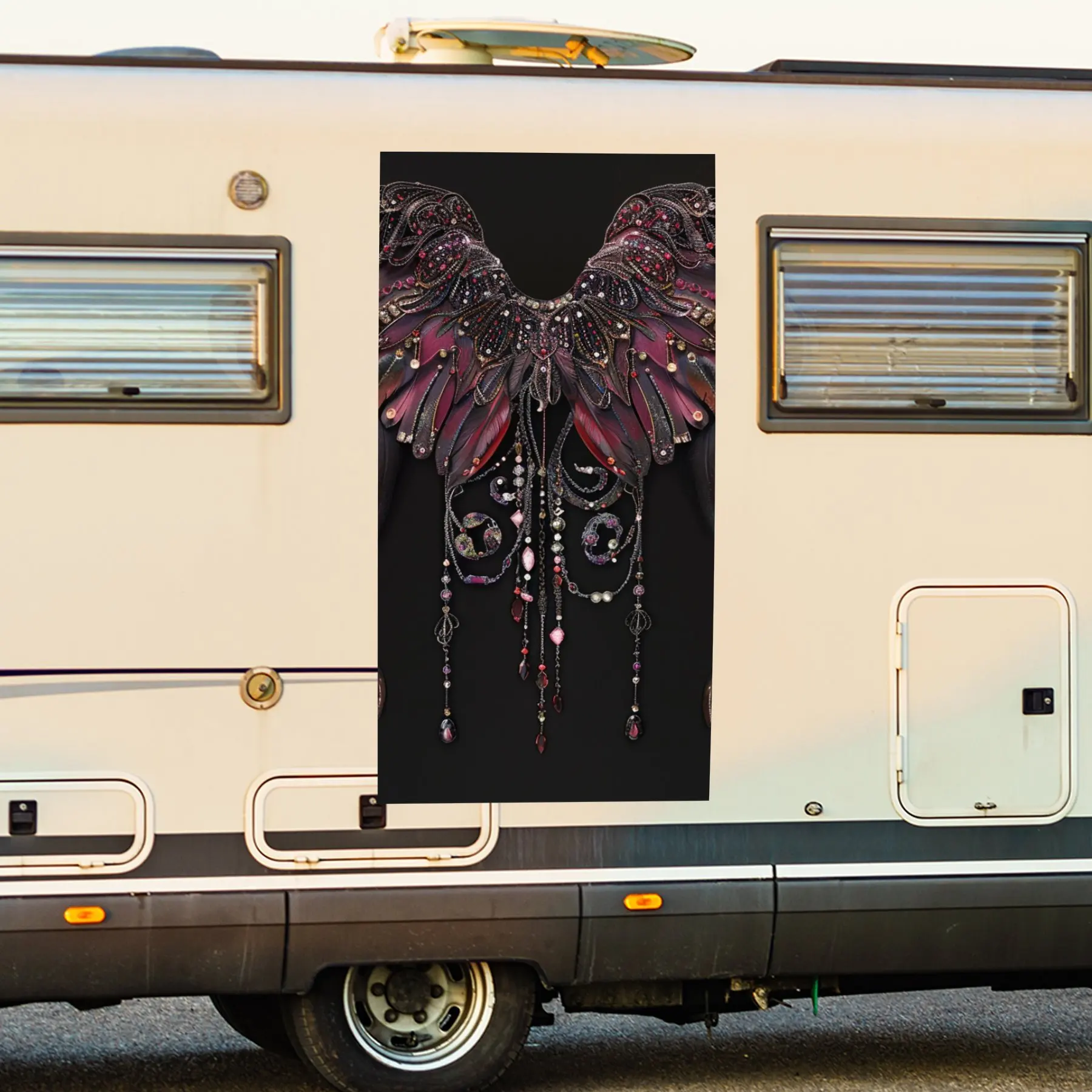 Gorgeous Fantasy Wings Motorhome Car Door Sticker PVC Self Waterproof Stick, Striking Auto Exterior Accessories Decor Protect Gi
Gorgeous Fantasy Wings Motorhome Car Door Sticker PVC Self Waterproof Stick, Striking Auto Exterior Accessories Decor Protect Gi