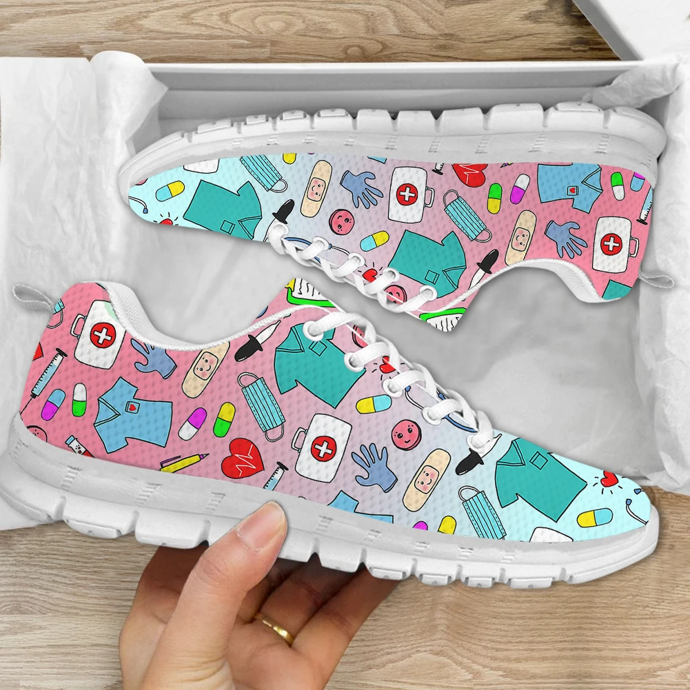 INSTANTARTS Women's Classic Sneakers Cute Doctor Nurse Medical Pattern Lace Up Flat Shoes Mix Color Nursing Shoes For Women 2023
INSTANTARTS Women's Classic Sneakers Cute Doctor Nurse Medical Pattern Lace Up Flat Shoes Mix Color Nursing Shoes For Women 2023
