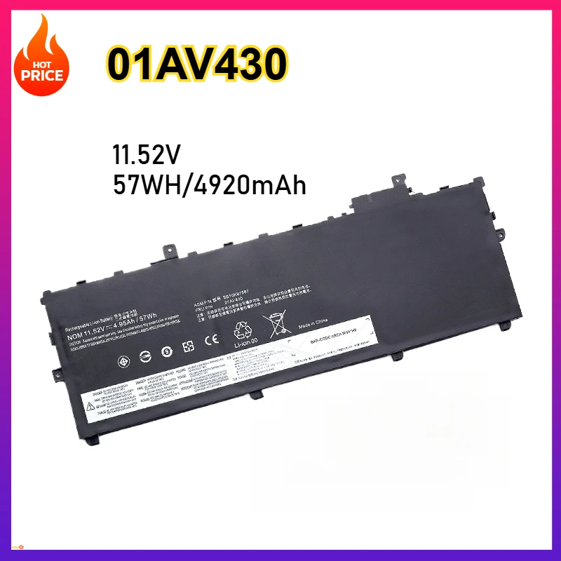 01AV494 01AV430 Аккумулятор для Lenovo Thinkpad X1 Carbon 5th 2017 6th 2018 Series 01AV429 SB10K97586 01AV431 SB10K97587
01AV494 01AV430 Аккумулятор для Lenovo Thinkpad X1 Carbon 5th 2017 6th 2018 Series 01AV429 SB10K97586 01AV431 SB10K97587