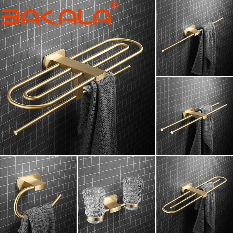 Bathroom Accessories Hardware Set Towel Bar Hook Soap Dish Phone Paper Holder Toilet Brush Holder Stainless Steel Brushed Gold
Bathroom Accessories Hardware Set Towel Bar Hook Soap Dish Phone Paper Holder Toilet Brush Holder Stainless Steel Brushed Gold