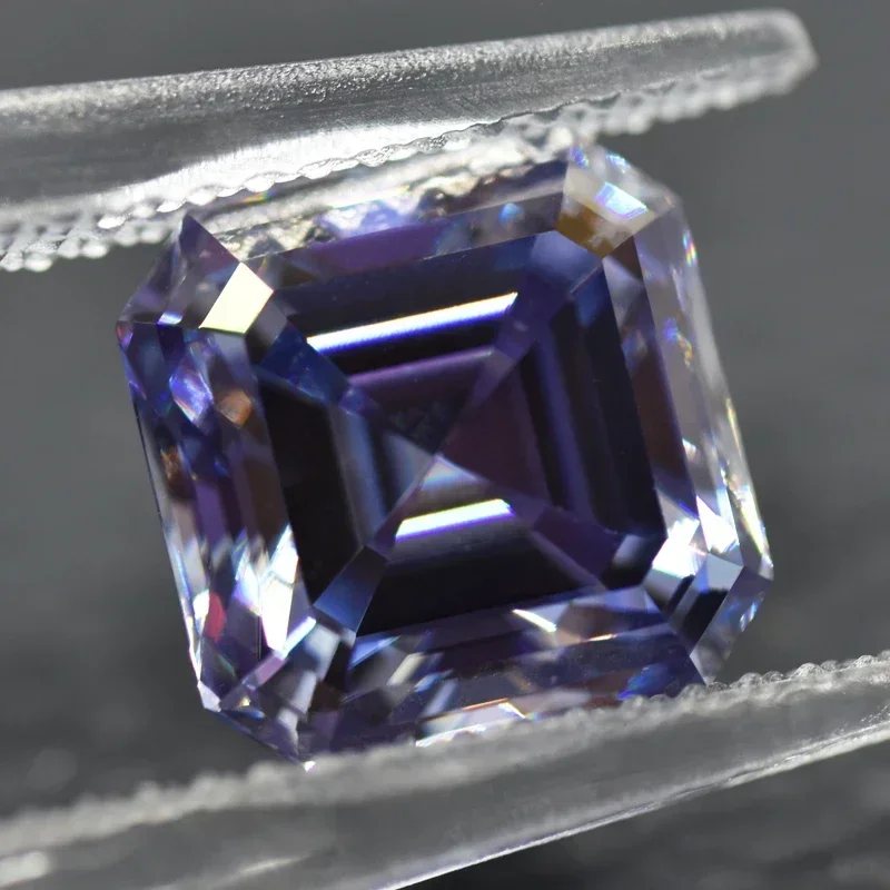 NEW Moissanite Stone Lavender Color Asscher Cut Pass Diamond Tester Gemstone Charms Jewelry Making Materials With GRA Certificat
NEW Moissanite Stone Lavender Color Asscher Cut Pass Diamond Tester Gemstone Charms Jewelry Making Materials With GRA Certificat