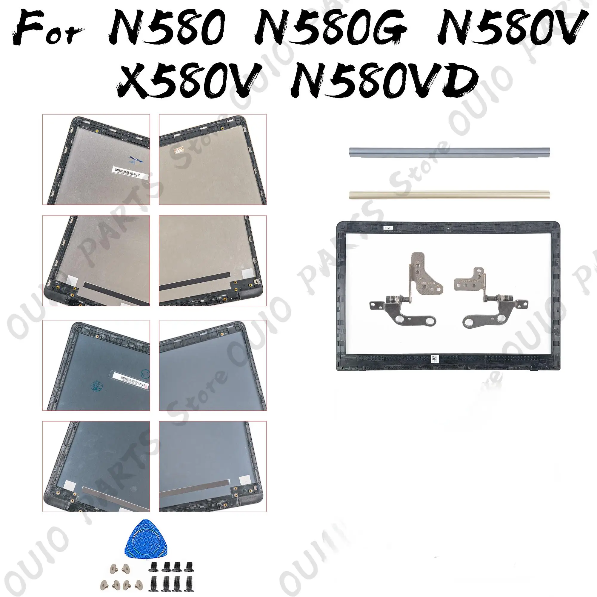 New Housing Case For N580 N580G N580V X580V N580VD X580VE X580VD N580VE Metal LCD BACK Cover / Bezel / Hinges Replacement
New Housing Case For N580 N580G N580V X580V N580VD X580VE X580VD N580VE Metal LCD BACK Cover / Bezel / Hinges Replacement