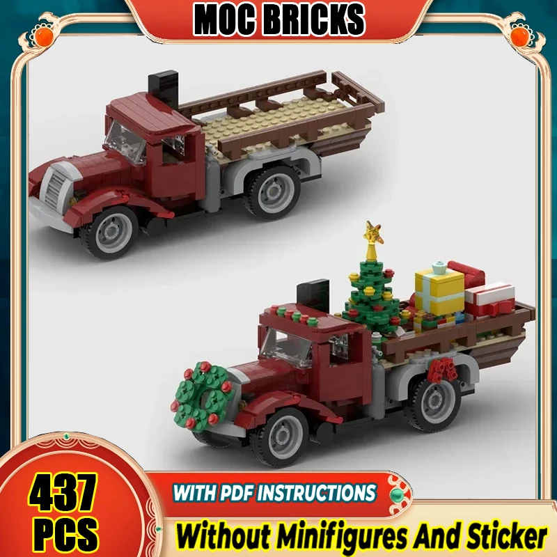 City Vehicle Model Moc Building Bricks Old City Truck Christmas Truck Technology Blocks Gifts Christmas Toys DIY Sets Assembly
City Vehicle Model Moc Building Bricks Old City Truck Christmas Truck Technology Blocks Gifts Christmas Toys DIY Sets Assembly