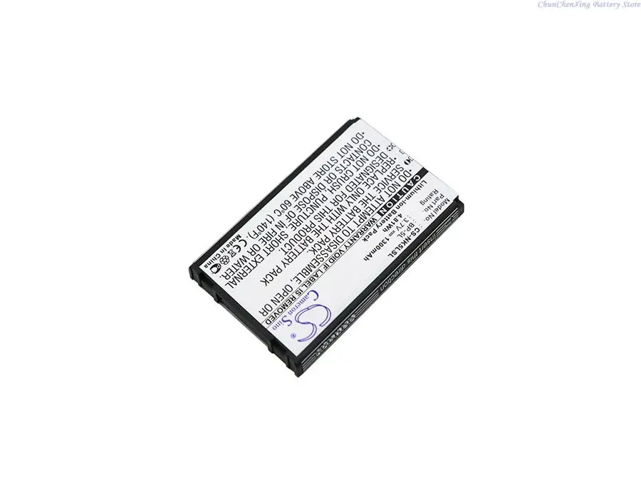 100% NEW Cameron Sino 1300mAh Mobile, SmartPhone Battery BP-5L for Nokia 770, 7700, 7710, 9500, E61, E62, N800, N92
100% NEW Cameron Sino 1300mAh Mobile, SmartPhone Battery BP-5L for Nokia 770, 7700, 7710, 9500, E61, E62, N800, N92