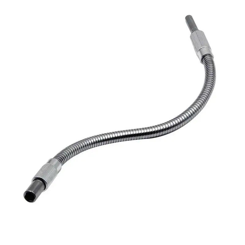 300mm silver hexagonal handle metal universal flexible shaft directional screwdriver connection extension rod tool accessory
300mm silver hexagonal handle metal universal flexible shaft directional screwdriver connection extension rod tool accessory