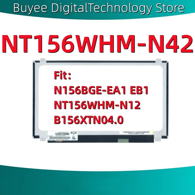 15.6 Slim 30 Pin Screen NT156WHM-N42 LCD Screen Display N156BGE-EA1 EB1 NT156WHM-N12 B156XTN04.0 Screen Panel 1366X768 Glossy
15.6 Slim 30 Pin Screen NT156WHM-N42 LCD Screen Display N156BGE-EA1 EB1 NT156WHM-N12 B156XTN04.0 Screen Panel 1366X768 Glossy