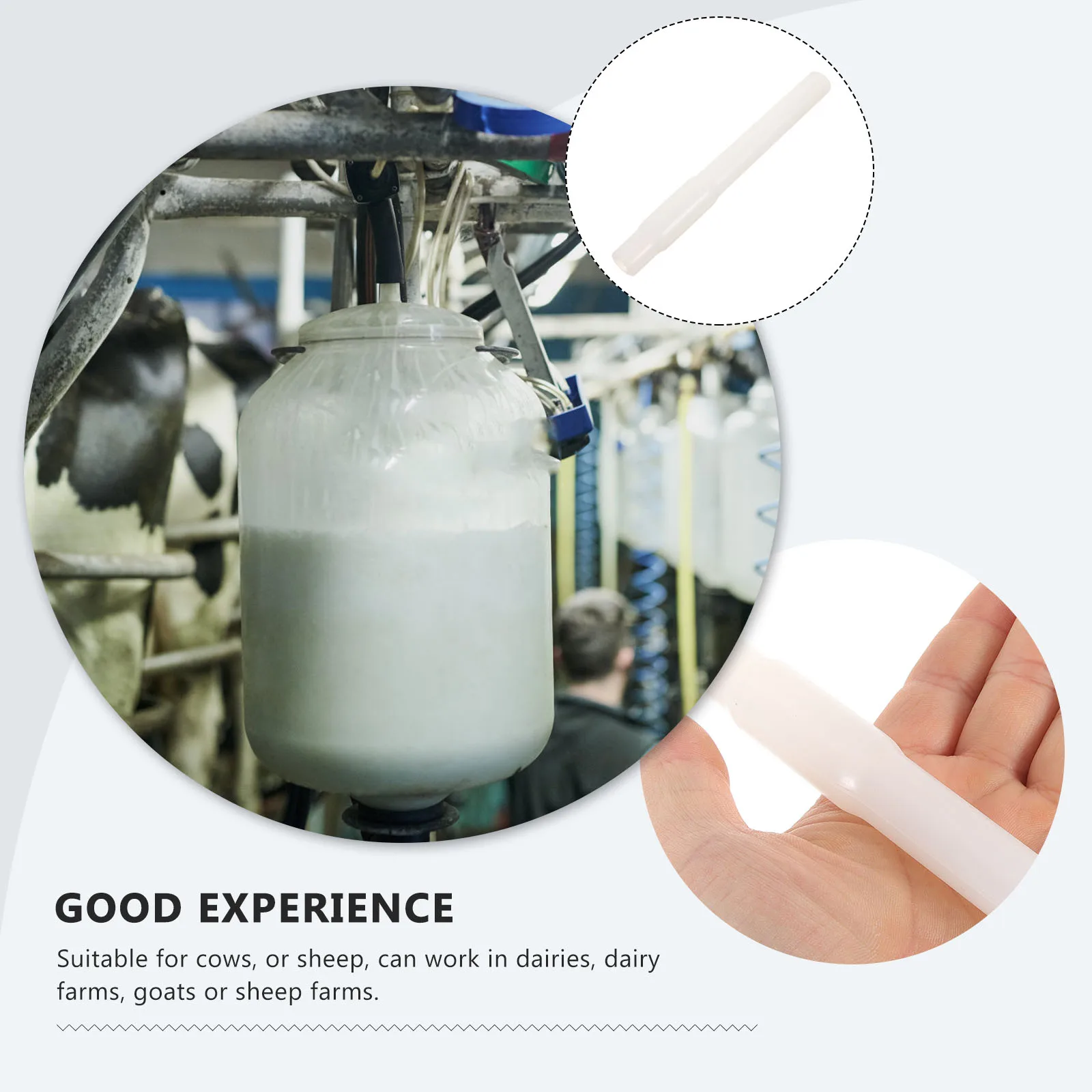 Silicone Milking Accessories Exclusive Pumping Supplies Cow Sheep Dairy Farm Equipment Long Dairy Cow Milking Tube Tubing Parts
Silicone Milking Accessories Exclusive Pumping Supplies Cow Sheep Dairy Farm Equipment Long Dairy Cow Milking Tube Tubing Parts