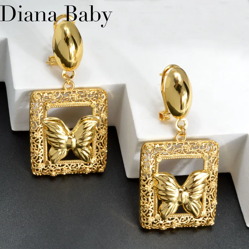 Gold Color Square Drop Earring For Women Luxury Quality Butterfly Hanging Earring Dubai African Wedding Party Jewelry Gift
Gold Color Square Drop Earring For Women Luxury Quality Butterfly Hanging Earring Dubai African Wedding Party Jewelry Gift