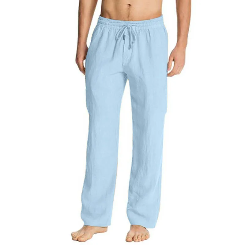 2023 Men's Loose Cotton and Linen Trousers Elastic Waistband Lace-up Sports Casual Pants
2023 Men's Loose Cotton and Linen Trousers Elastic Waistband Lace-up Sports Casual Pants